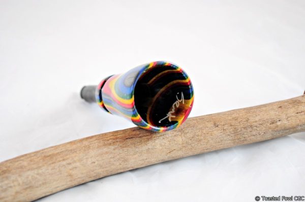 Bite Reed Cow Elk Call - SpectraPly Confetti - Image 3