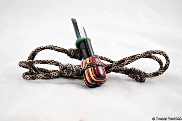 Short Shot Elk Call - SP-Royal Camo-Lanyard