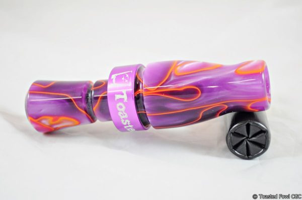 Acrylic Mallard Call - Purple Neon w/ Purple Band