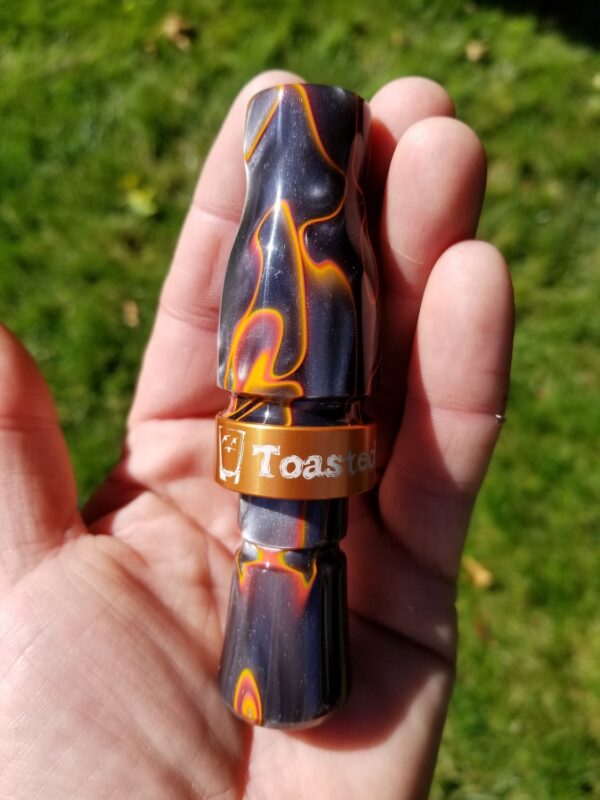 Lava - "Shaken Not Stirred" Acrylic Mallard Duck Call - Orange Band Hand Sun