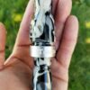 Urban Camo - "Shaken Not Stirred" Acrylic Mallard Duck Call - Gun Metal Band Hand-Shade